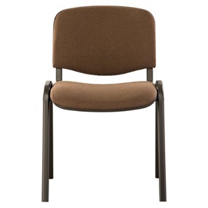 Офисный стул Brabix Iso CF-005 (черный каркас, ткань коричневая) 531973 в Губкинском