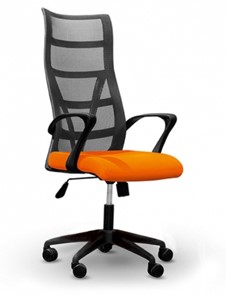 Кресло компьютерное 5600, оранж/черное в Тарко-Сале