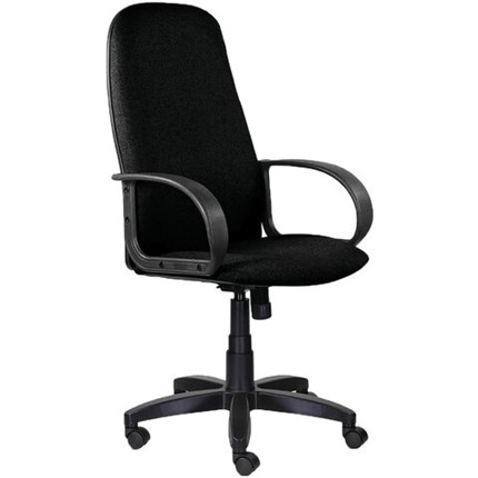 Офисное кресло Brabix Praktik EX-279 (ткань/кожзам, черное) в Салехарде - изображение