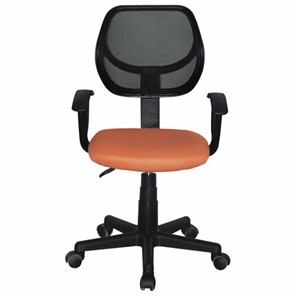 Кресло компьютерное Brabix Flip MG-305 (ткань TW, оранжевое/черное) в Салехарде