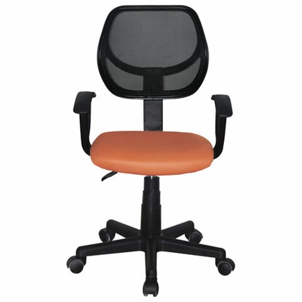 Кресло компьютерное Brabix Flip MG-305 (ткань TW, оранжевое/черное) в Салехарде - изображение