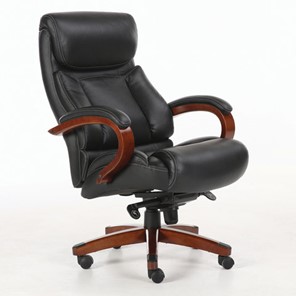 Кресло компьютерное Brabix Premium Infinity EX-707 (дерево, натуральная кожа, черное) в Салехарде