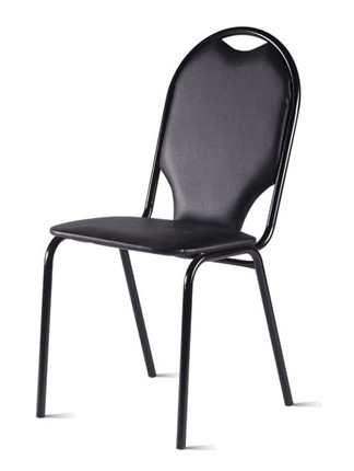 Офисный стул Форма плюс, ВИК 3002/Черная шагрень в Салехарде - изображение