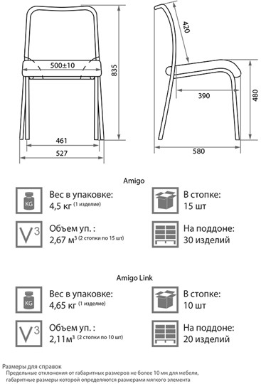 Офисный стул Amigo black сэндвич/cетка W01/T01 в Надыме - изображение 1