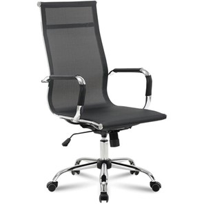 Кресло компьютерное Brabix Line EX-530 (хром, сетка, черное) 531846 в Надыме