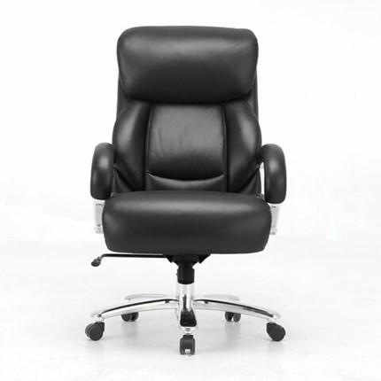 Компьютерное кресло Brabix Premium Pride HD-100 (натуральная кожа, черное) 531940 в Надыме - изображение