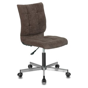 Компьютерное кресло Brabix Stream MG-314 (без подлокотников, пятилучие серебристое, ткань, коричневое) 532393 в Ноябрьске - предосмотр