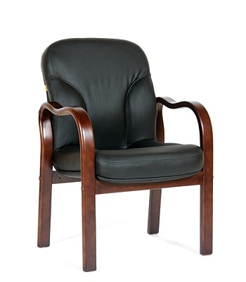 Кресло CHAIRMAN 658 Натуральная кожа черный в Надыме - изображение