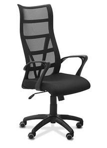 Кресло офисное ДамОфис 5600, черное в Надыме