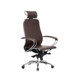 Кресло офисное Samurai K-2.04 темно-коричневый в Салехарде - предосмотр