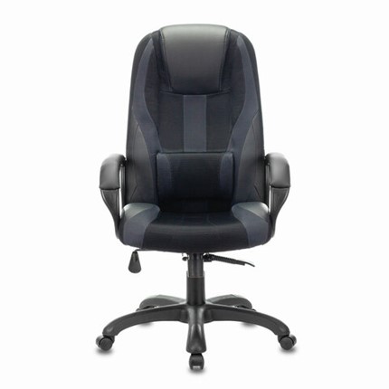 Компьютерное кресло Brabix Premium Rapid GM-102 (экокожа/ткань, черное/серое) 532105 в Салехарде - изображение