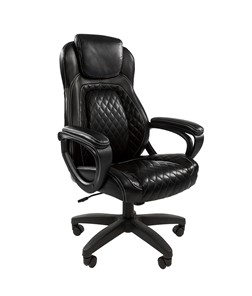 Офисное кресло CHAIRMAN 432, экокожа, цвет черный в Губкинском