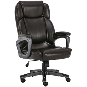 Офисное кресло Brabix Premium Favorite EX-577 (пружинный блок, рециклир. кожа, коричневое) 531936 в Салехарде