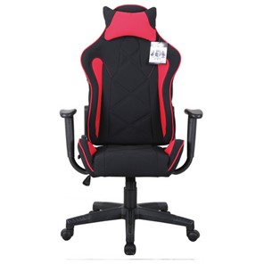 Офисное кресло Brabix GT Racer GM-100 (подушка, ткань, черное/красное) 531820 в Лабытнанги