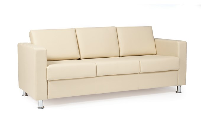 Офисный диван Симпл трехместный, экокожа в Муравленко - изображение 1