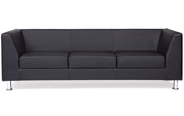 Прямой офисный диван Дерби трехместный в Губкинском - изображение