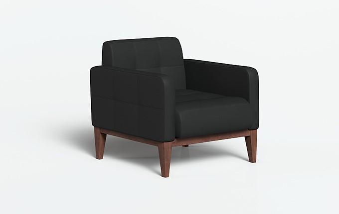 Офисное кресло Норд, черное в Лабытнанги - изображение 1