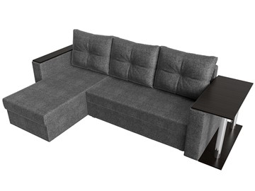 Угловой диван с оттоманкой Атланта Лайт, Серый (рогожка) в Лабытнанги - предосмотр 3