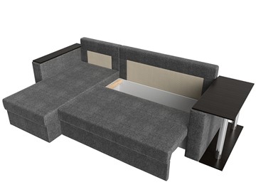 Угловой диван с оттоманкой Атланта Лайт, Серый (рогожка) в Салехарде - предосмотр 4
