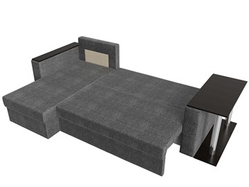 Угловой диван с оттоманкой Атланта Лайт, Серый (рогожка) в Салехарде - предосмотр 5