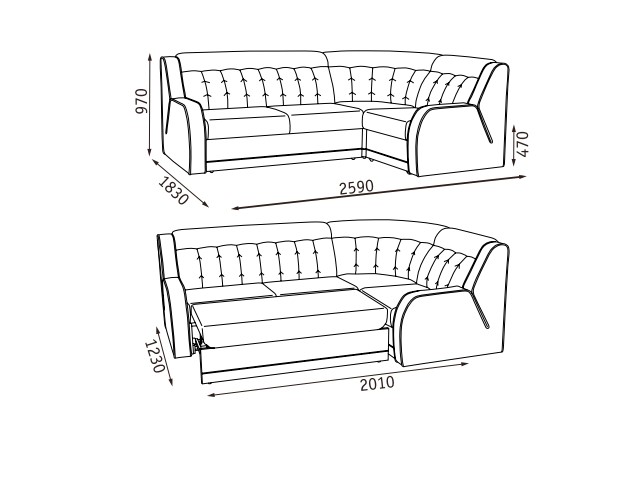 Угловой диван Блистер 2 в Муравленко - изображение 10