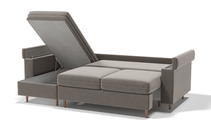 Угловой диван с оттоманкой Брайтон БЛ/БП в Новом Уренгое - изображение 2