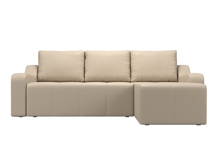 Угловой раскладной диван Элида, Бежевый (экокожа) в Салехарде - изображение 2