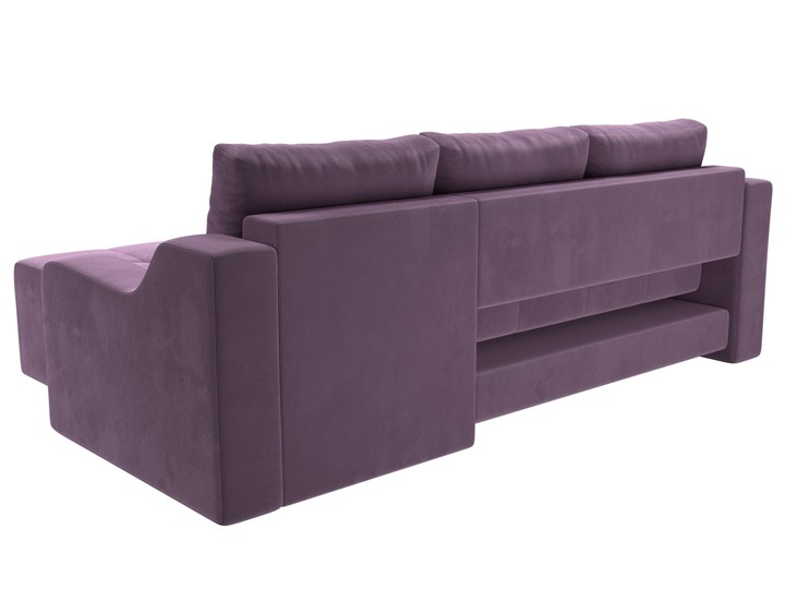 Угловой раскладной диван Элида, Сиреневый (микровельвет) в Надыме - изображение 8