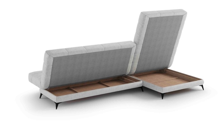 Угловой диван с оттоманкой Корсика (Боннель) в Ноябрьске - изображение 3