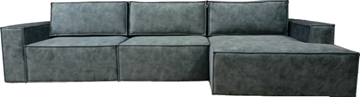 Угловой диван с оттоманкой Лофт 357х159х93 (НПБ/Еврокнижка) в Салехарде - предосмотр 3