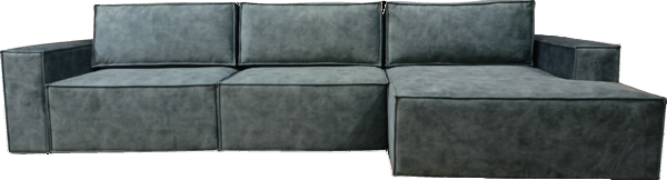 Угловой диван с оттоманкой Лофт 357х159х93 (НПБ/Тик-так) в Салехарде - изображение 3