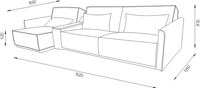 Угловой диван Лофт (НПБ) в Салехарде - изображение 3