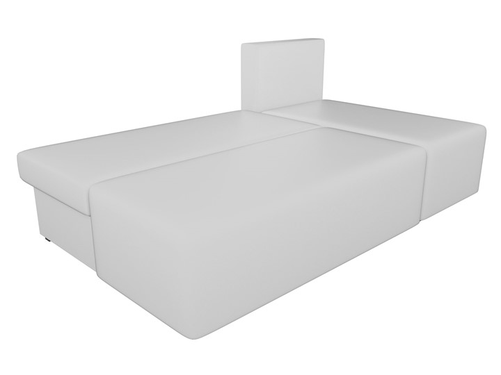 Угловой раскладной диван Поло, Белый (экокожа) в Салехарде - изображение 4