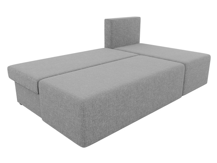 Угловой раскладной диван Поло, Серый (рогожка) в Муравленко - изображение 4