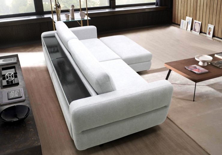 Угловой диван с пуфом Марко (м6,1+м3д+м3ящ+м6,1+м13) в Салехарде - изображение 6