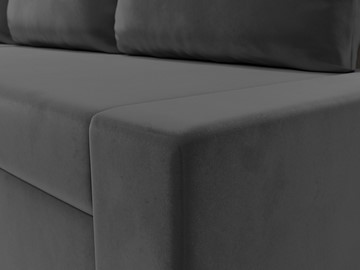 Угловой диван для гостиной Версаль, Серый/Бежевый (велюр) в Салехарде - предосмотр 3
