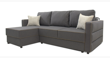 Угловой диван Jordan (Uno grey+Atrium01+Uno cottun) в Салехарде - предосмотр 1