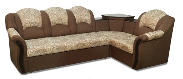 Угловой диван Соня-8 с полкой и креслом в Салехарде - изображение