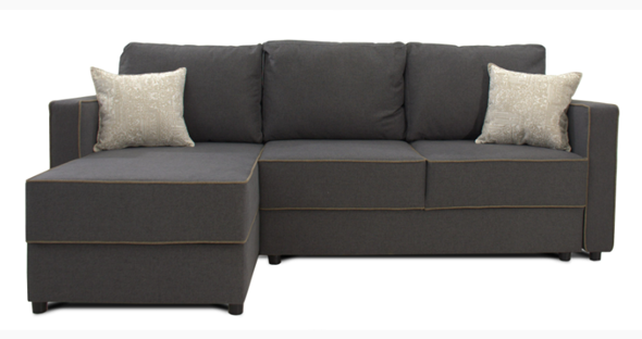 Угловой диван Jordan (Uno grey+Atrium01+Uno cottun) в Салехарде - изображение