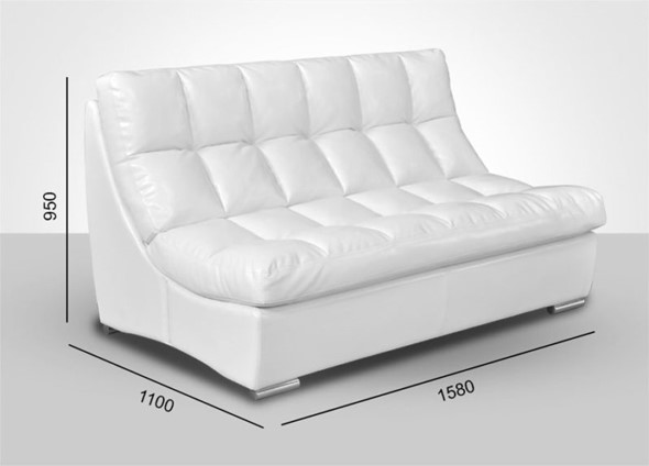 Прямой диван Брайтон с механизмом в Надыме - изображение