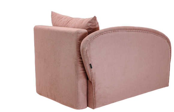 Мягкий диван левый Тедди розовый в Салехарде - изображение 3
