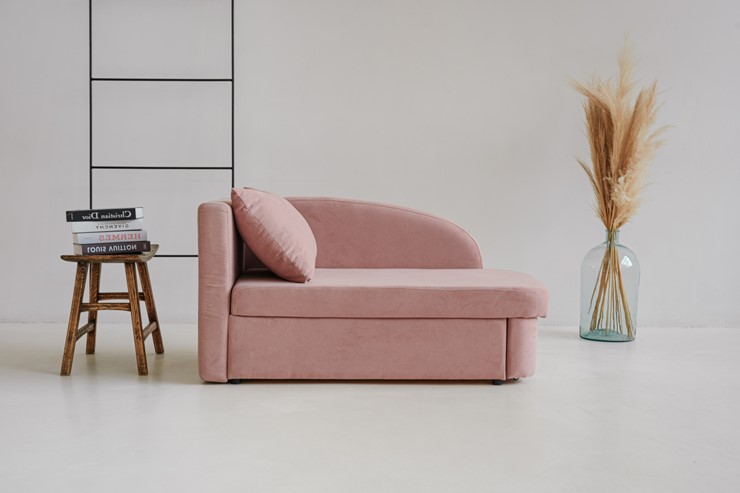 Мягкий диван левый Тедди розовый в Салехарде - изображение 7