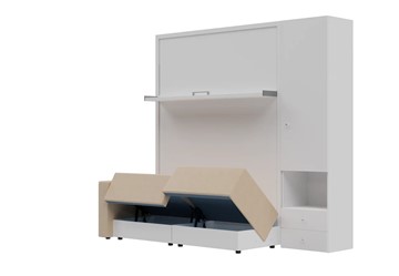 Диван Кровать-трансформер Smart (КД 1400+ШП), шкаф правый, левый подлокотник в Надыме - предосмотр 1