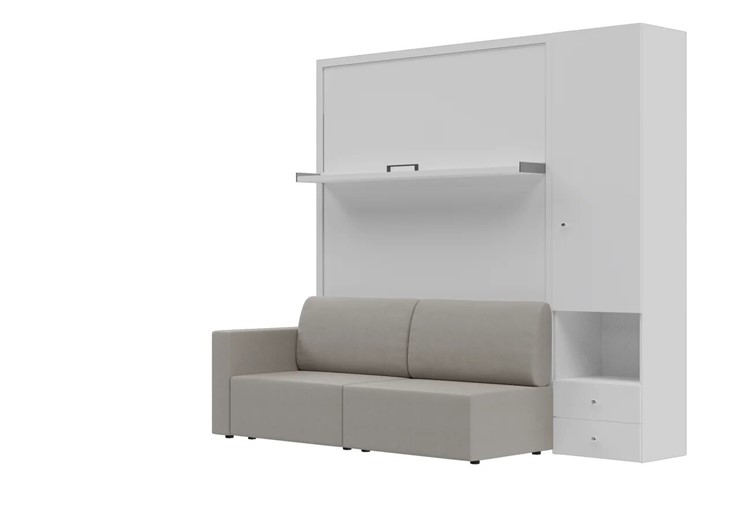 Диван Кровать-трансформер Smart (КД 1400+ШП), шкаф правый, левый подлокотник в Губкинском - изображение 2
