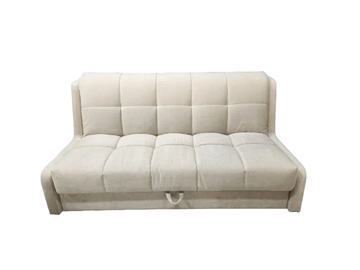 Прямой диван Аккордеон-Кровать 1,55 с каретной утяжкой, клетка (НПБ) в Тарко-Сале