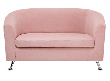 Прямой диван Брамс 2Д розовый в Новом Уренгое
