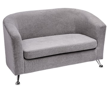 Прямой диван Брамс 2Д серый в Надыме - предосмотр 1