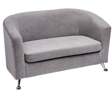 Прямой диван Брамс 2Д серый в Салехарде - изображение 1