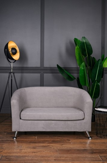 Прямой диван Брамс 2Д серый в Надыме - изображение 15