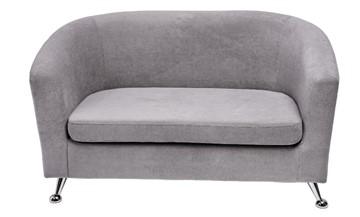 Прямой диван Брамс 2Д серый в Салехарде - предосмотр 3